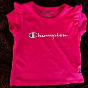 Champion Ruffle Sleeve Tshirt
